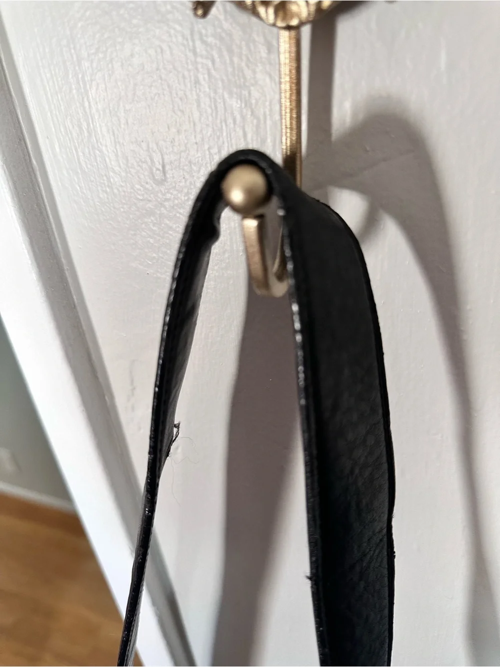 Coach Black Leather Shoulder Bag with Tassels